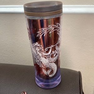 Starbucks Mermaid 16oz Hot Tumbler Brown/Gold